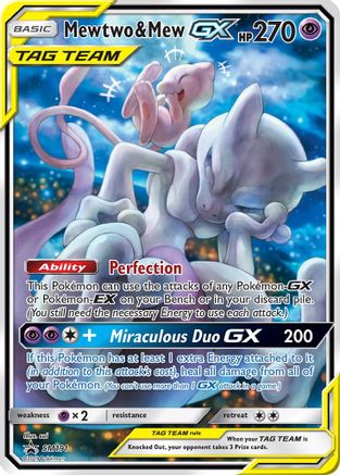 Mewtwo & Mew-GX SM191/248 - SM Black Star Promos Holofoil