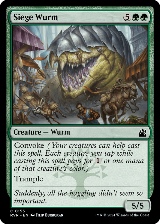 Siege Wurm Foil