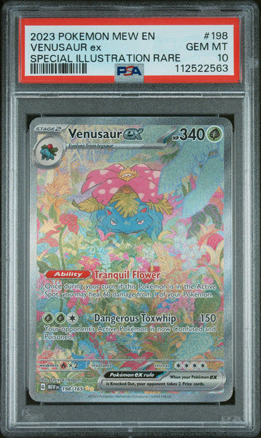 2023 POKEMON MEW EN-151 #198 VENUSAUR ex SPECIAL ILLUSTRATION RARE
