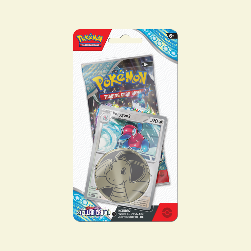 Pokemon - SV7 Stellar Crown Checklane Blister