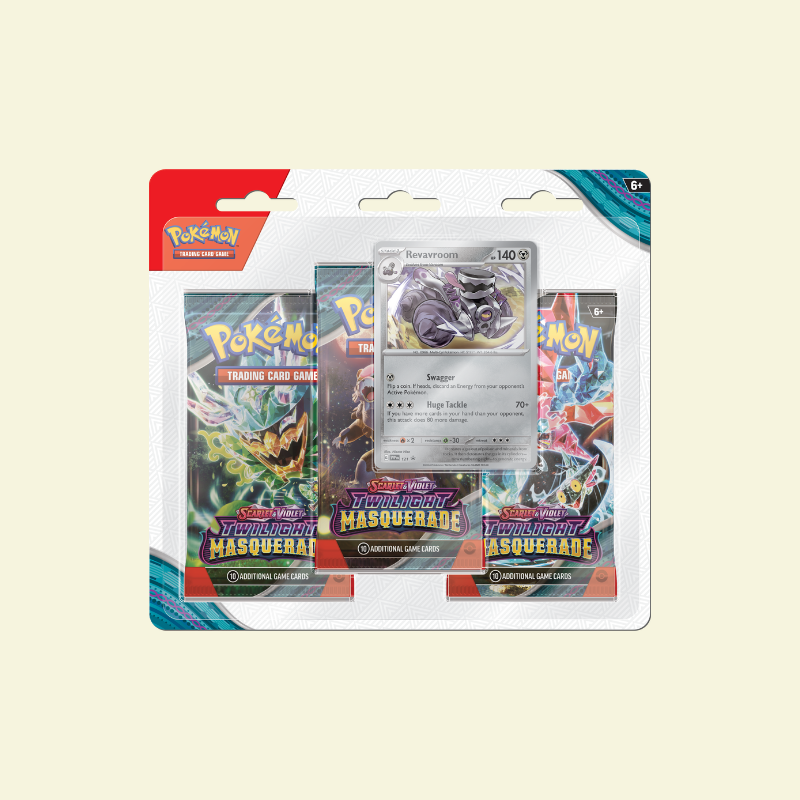 [Preorder] Pokemon - Twilight Masquerade 3 Pack Blister