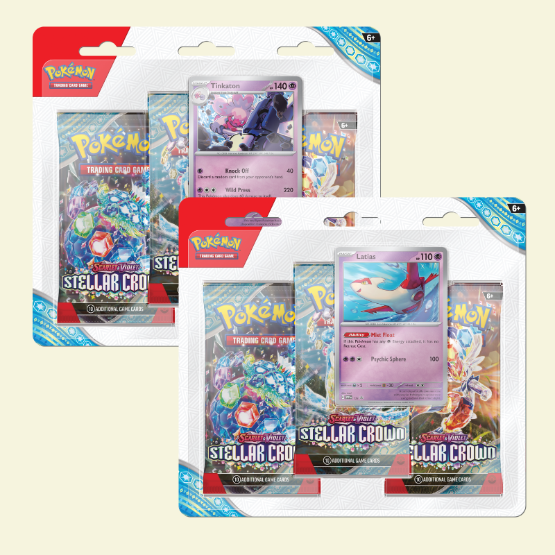 Pokemon - SV7 Stellar Crown 3 Pack Blister