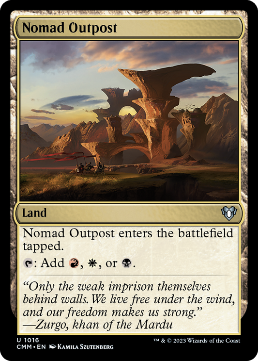 Nomad Outpost (CMM-1016) - Commander Masters