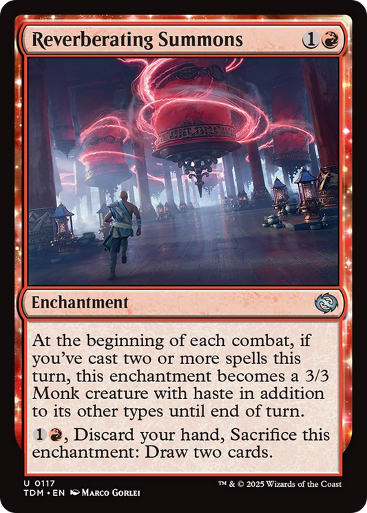 Reverberating Summons (TDM-117) - Tarkir: Dragonstorm