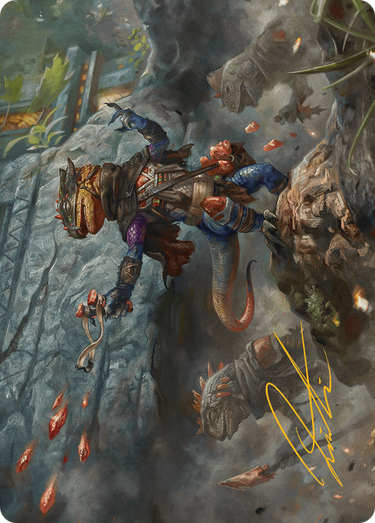 Agate Instigator // Agate Instigator (ABLB-033) - Bloomburrow Art Series (Borderless) Foil