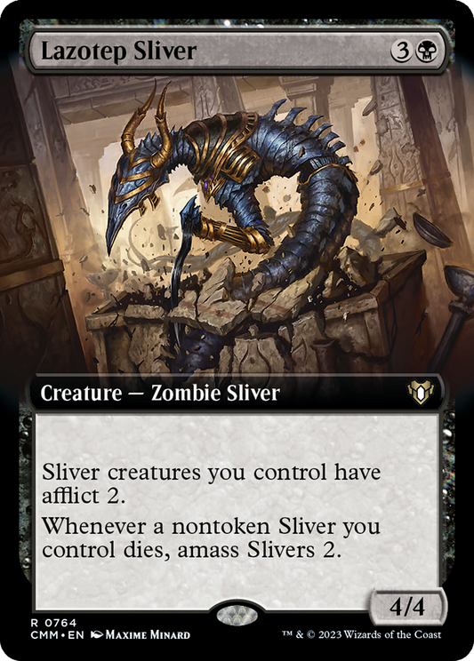 Lazotep Sliver (CMM-764) - Commander Masters: (Extended Art) Foil