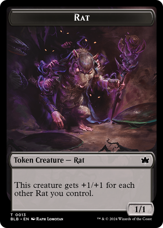 Rat (TBLB-013) - Bloomburrow Tokens