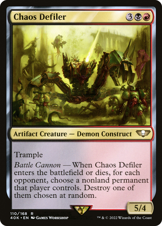 Chaos Defiler (40K-110) - Warhammer 40,000 Commander