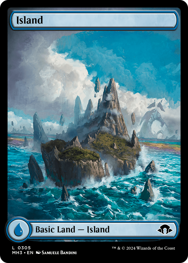 Island (MH3-305) - Modern Horizons 3 Foil