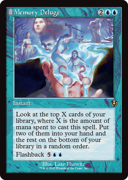 Memory Deluge (Retro Frame) (-361) - Innistrad Remastered