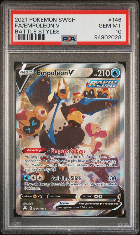 Empoleon V Alt Art PSA 10