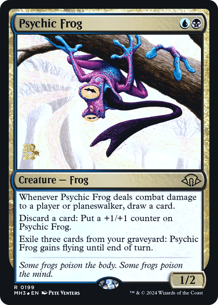 Psychic Frog (PMH3-199S) - Modern Horizons 3 Promos Foil
