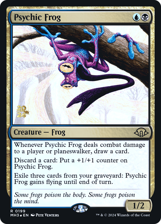 Psychic Frog (PMH3-199S) - Modern Horizons 3 Promos Foil