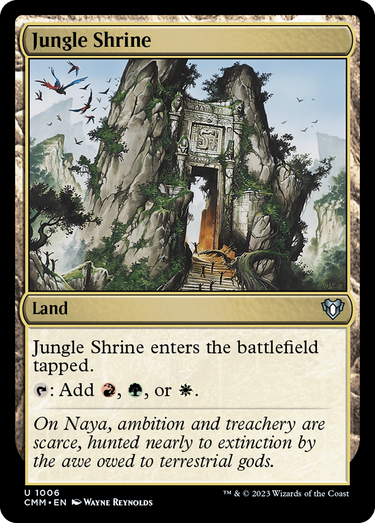 Jungle Shrine (CMM-1006) - Commander Masters