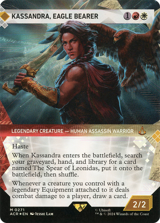 Kassandra, Eagle Bearer (ACR-271) - Assassin's Creed: (Showcase) (Borderless) Foil