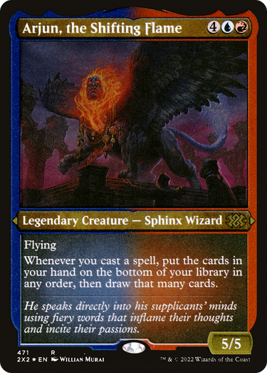 Arjun, the Shifting Flame (Foil Etched) (2X2-471) - Double Masters 2022 Etched Foil