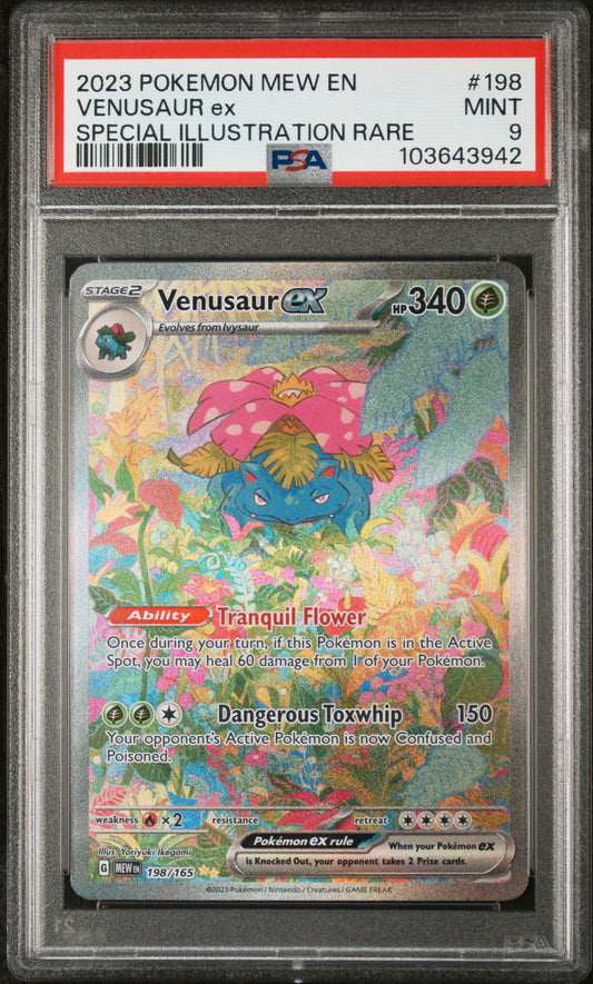 Venusaur ex Special Illustration Rare PSA 9