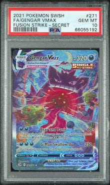 Gengar VMAX Fusion Strike Alt Art PSA 10