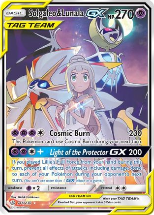 Solgaleo & Lunala GX Tag Team FA