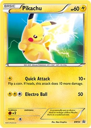 Pikachu - BW54/101 - Black and White Promos