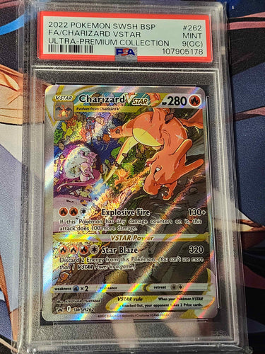 Charizard VSTAR - SWSH262 - SWSH: Sword & Shield Promo Cards PSA 9(OC) Off Center Error