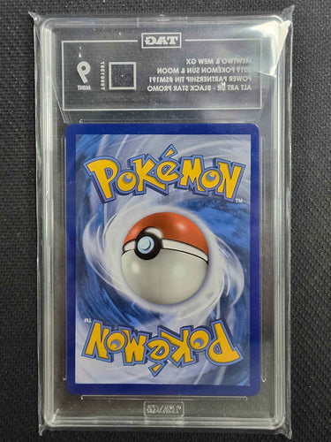 MEWTWO & MEW GX #SM191 ALT ART PROMO TAG 9