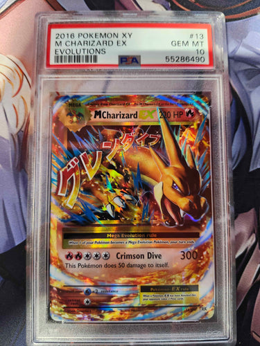 M CHARIZARD EX #13 EVOLUTIONS PSA 10