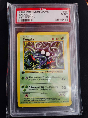 TANGELA 1ST EDITION SHADOWLESS PSA 9