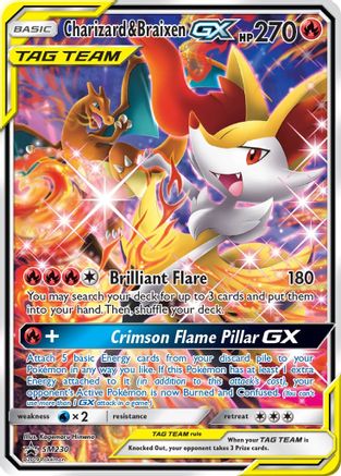 Charizard & Braixen GX Tag Team Promo