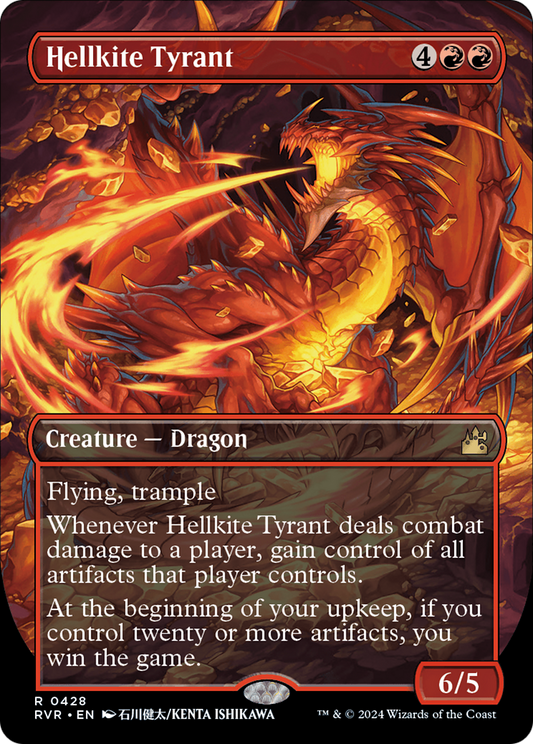 Hellkite Tyrant Anime Borderless Foil