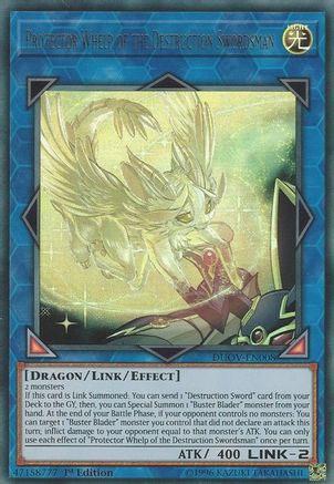 Protector Whelp of the Destruction Swordsman (DUOV-EN008) - Duel Overload 1st Edition