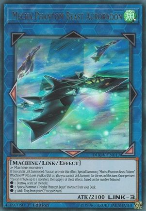 Mecha Phantom Beast Auroradon (DUOV-EN017) - Duel Overload 1st Edition
