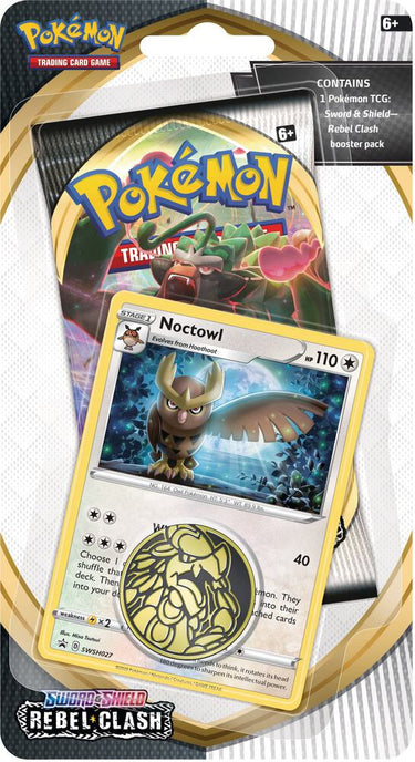 Pokemon - Noctowl Rebel Clash Check lane blister