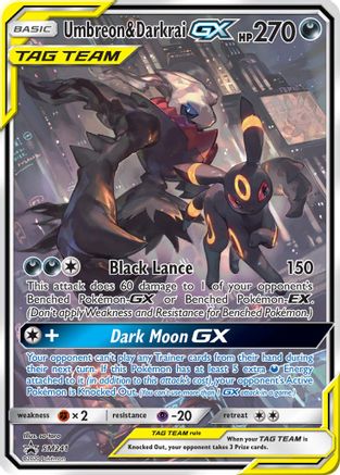 Umbreon & Darkrai GX Tag Team Alt Art