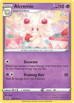 Alcremie 87/192 - SWSH02 Rebel Clash Reverse Holofoil