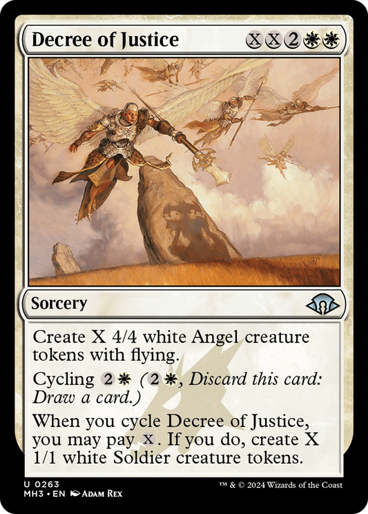 Decree of Justice (MH3-263) - Modern Horizons 3 Foil