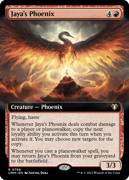 Jaya's Phoenix (CMM-768) - Commander Masters: (Extended Art)
