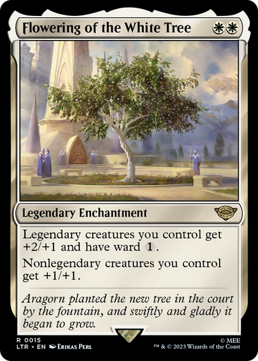 Flowering of the White Tree (LTR-015) - The Lord of the Rings: Tales of Middle-earth Foil