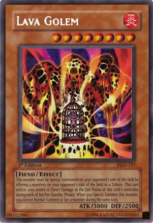 Lava Golem 1st Ed Secret