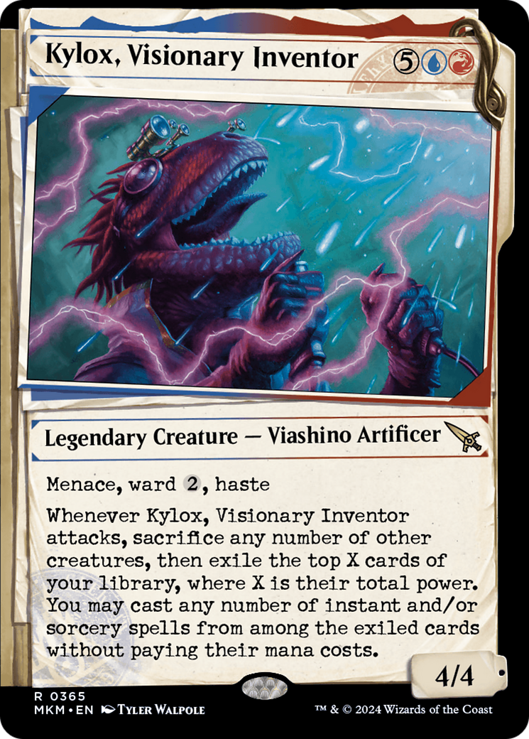 Kylox, Visionary Inventor (MKM-365) - Murders at Karlov Manor: (Showcase) Foil