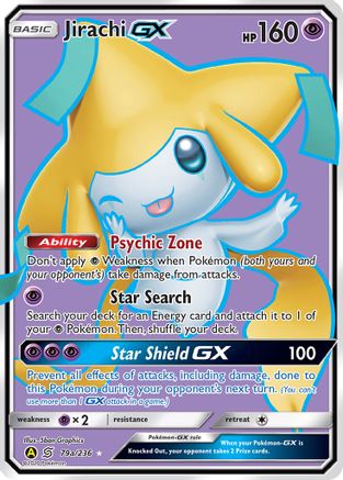Jirachi GX - 79a/236 79a/236 - Alternate Art Promos Holofoil