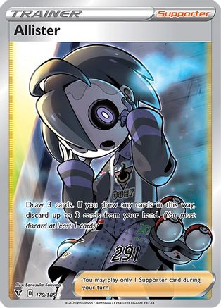 Allister (Full Art) 179/185 - SWSH04 Vivid Voltage Holofoil