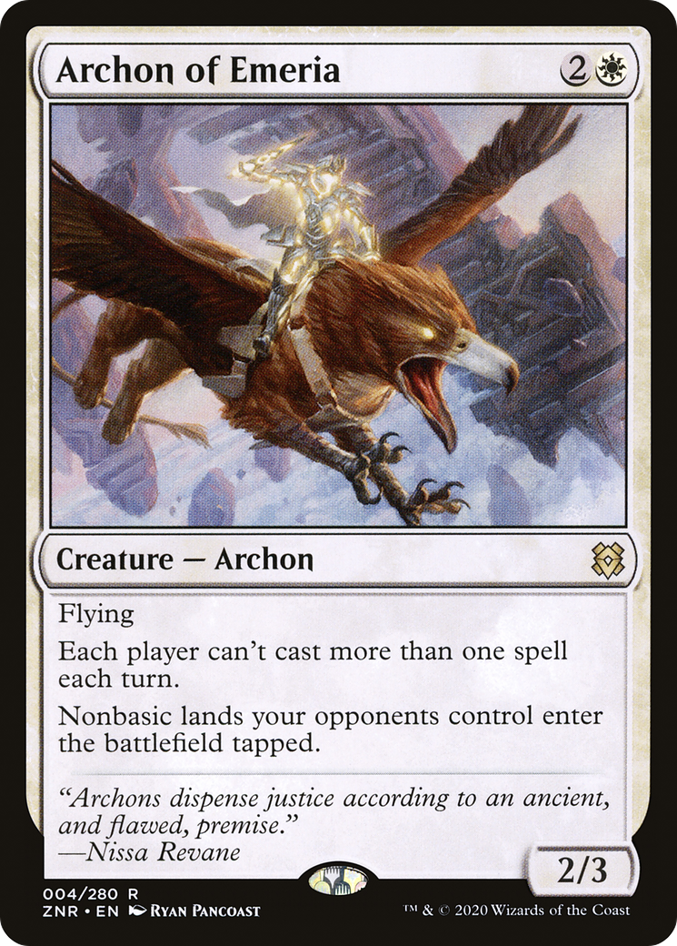 Archon of Emeria (ZNR-004) - Zendikar Rising