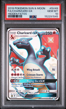 Charizard GX Full Art Shiny #SV49 PSA 10