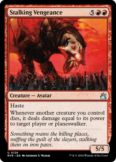 Stalking Vengeance (RVR-126) - Ravnica Remastered Foil