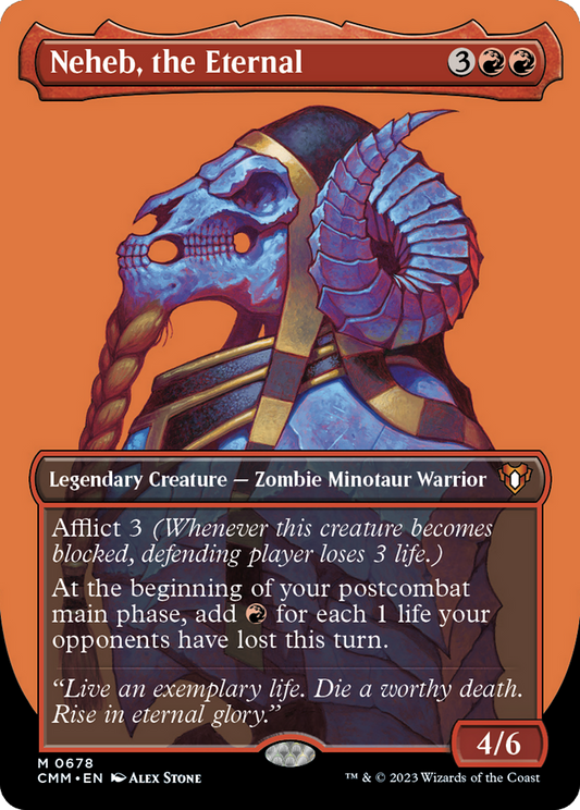 Neheb, the Eternal (CMM-678) - Commander Masters (Borderless) Foil