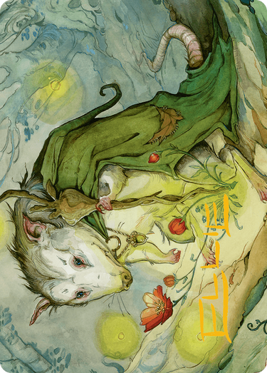 Tender Wildguide // Tender Wildguide (ABLB-034) - Bloomburrow Art Series (Borderless) Foil