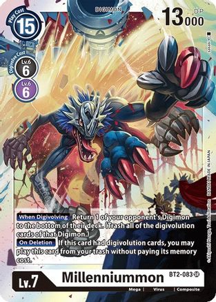 Millenniummon (BT2-083) - Release Special Booster Foil