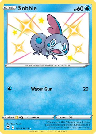 Sobble SV025/122 - Shining Fates Shiny Vault Holofoil
