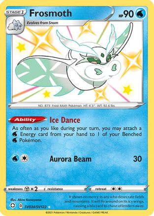 Frosmoth SV034/122 - Shining Fates Shiny Vault Holofoil